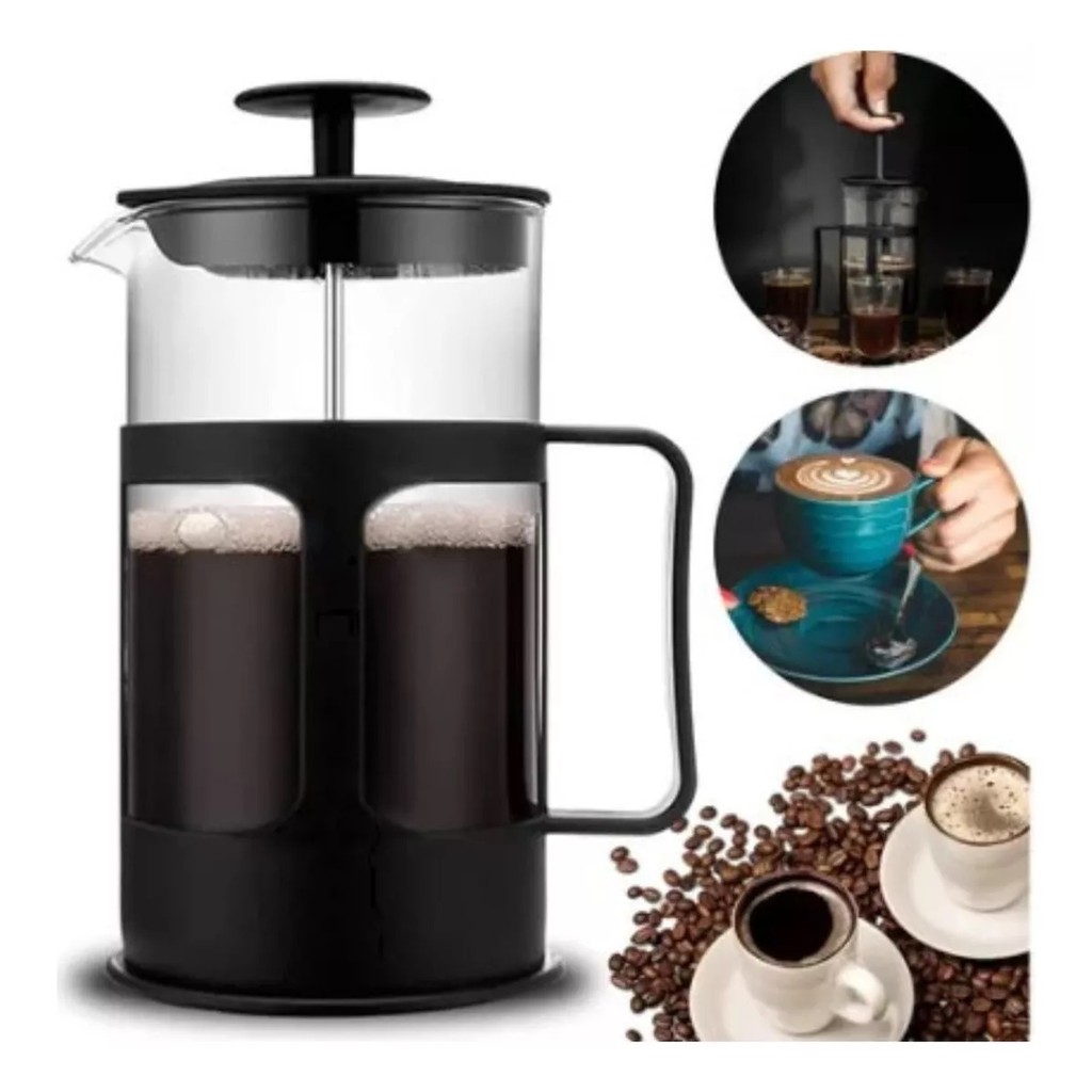 Cafeteira Prensa Francesa 650ml Manual Café/chá/espuma Leite