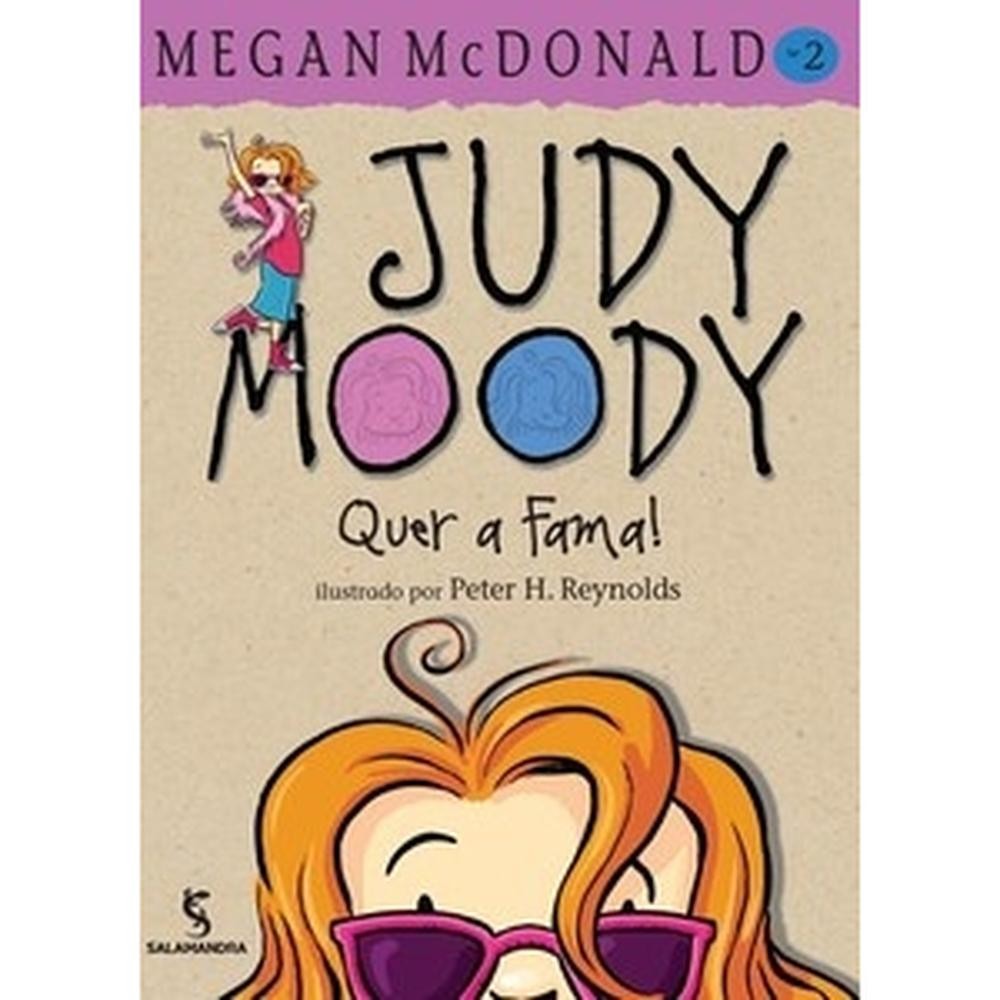 Capa do livro Judy Moody quer a fama!