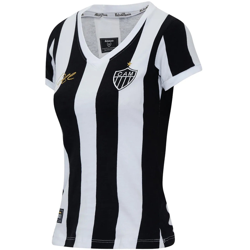 Camisa Atlético Mineiro Retrô 1983 Éder Feminina Oficial em Oferta na Shopee