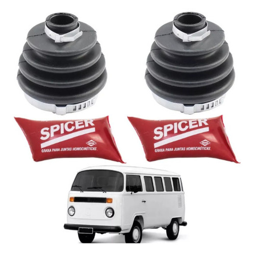 Coifa Homocinetica Cambio E Roda Kombi Clipper 1978 A 1997