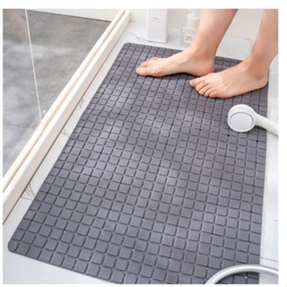 Tapete Banheiro Box Antiderrapante Silicone Com Ventosa Rentangula em Oferta na Shopee