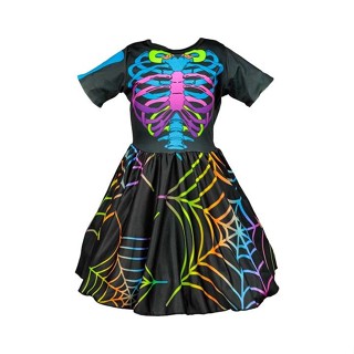 Fantasia Caveira Mexicana Infantil Esqueleto de Halloween em Oferta na Shopee