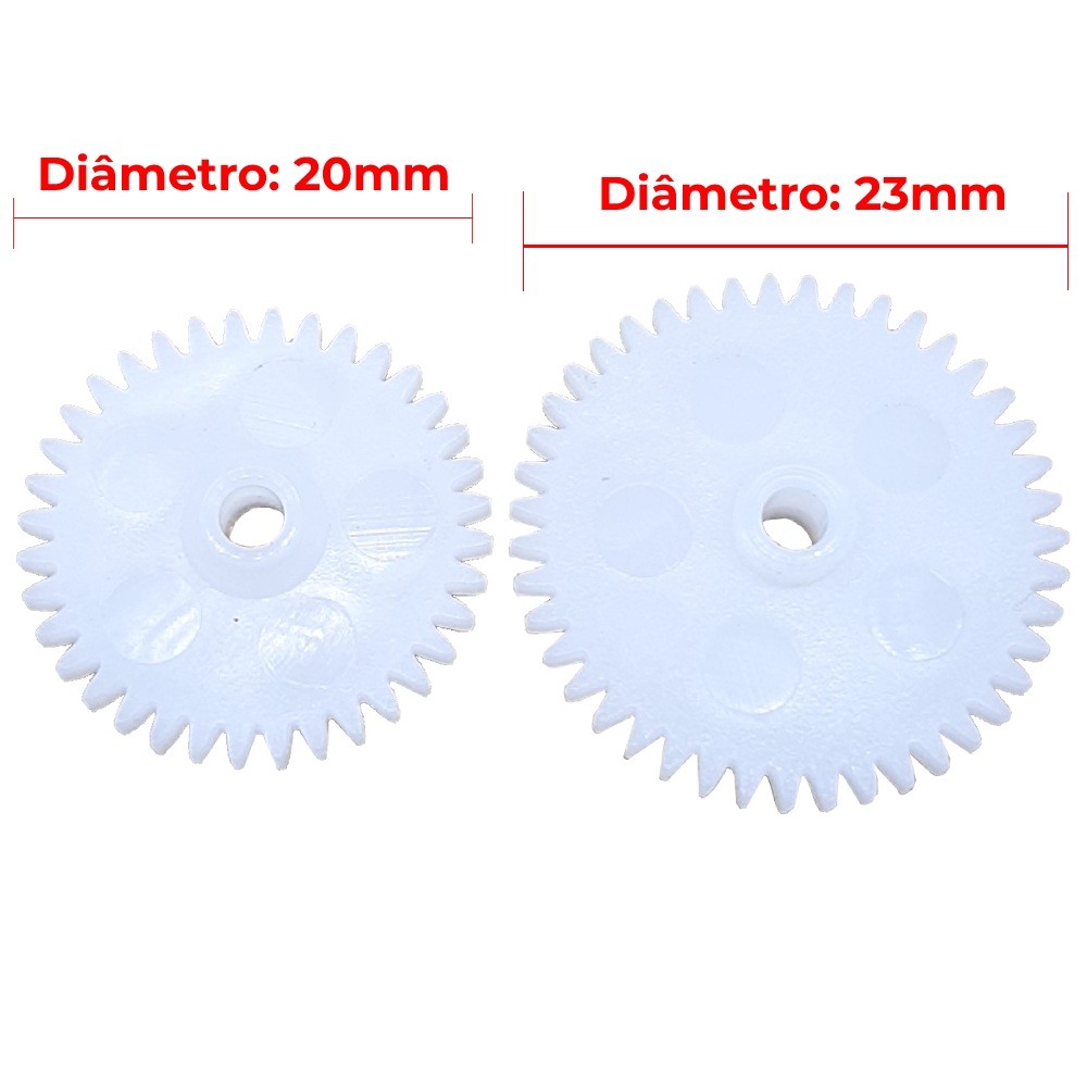 Engrenagem Tape Deck Philips Automotiva Par 43 Dentes
