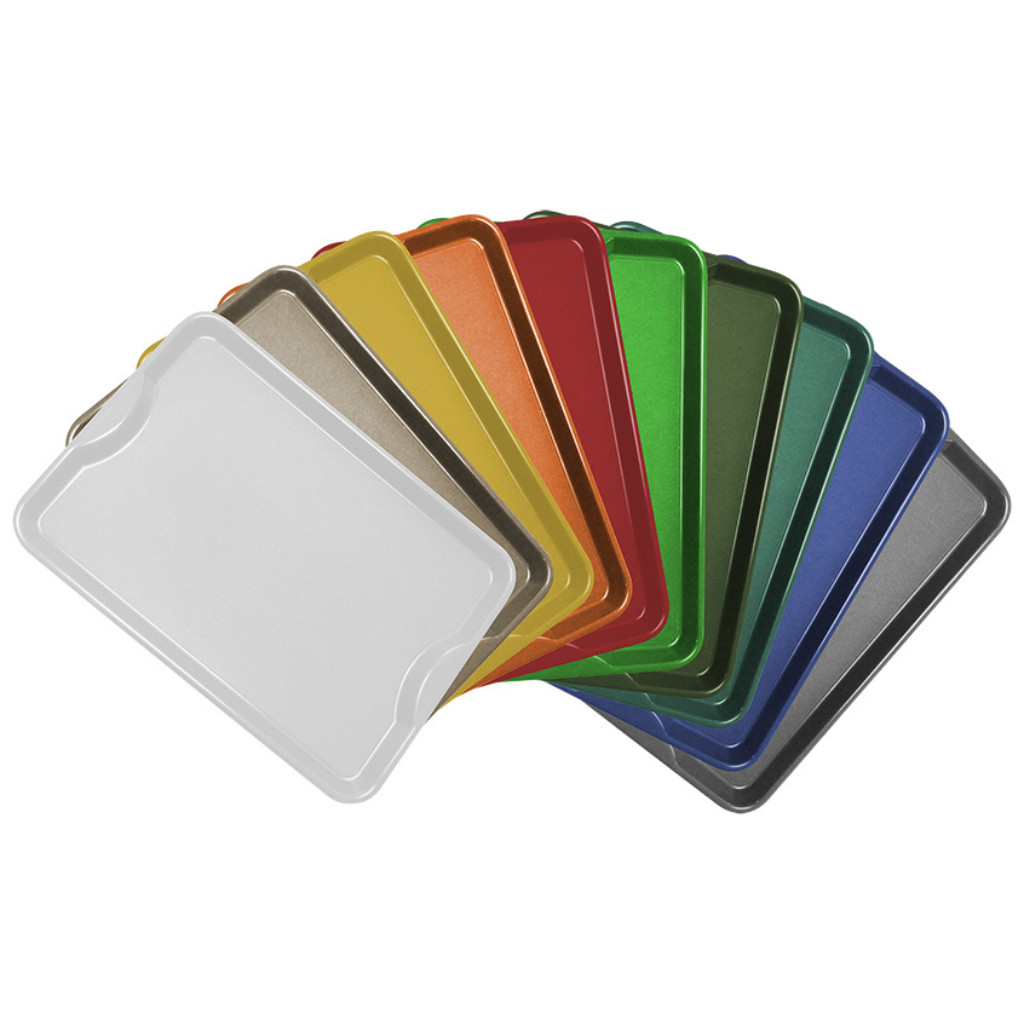 Kit 20 Bandeja Restaurante Self Service Fast Food 48x33 Semaza Refeitorio Retangular