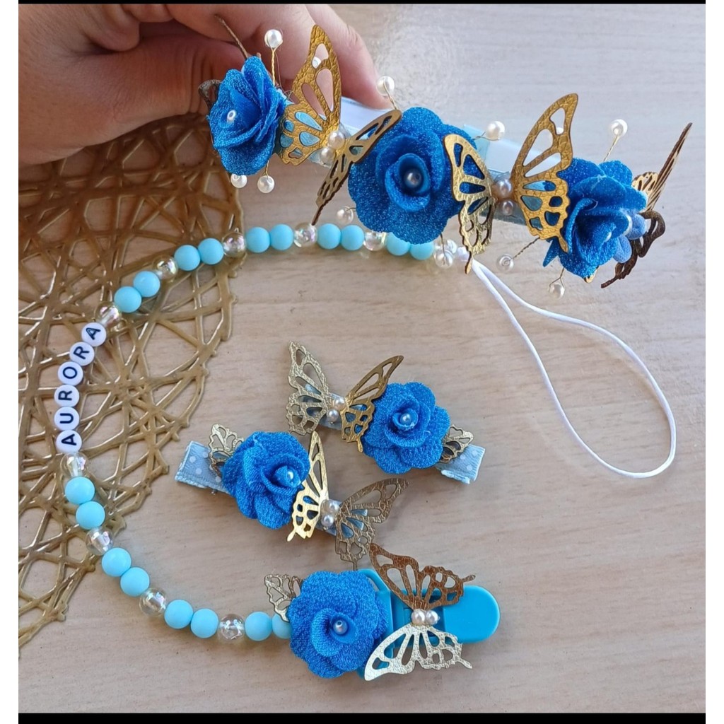 Kit jardim das princesas c borboletas
