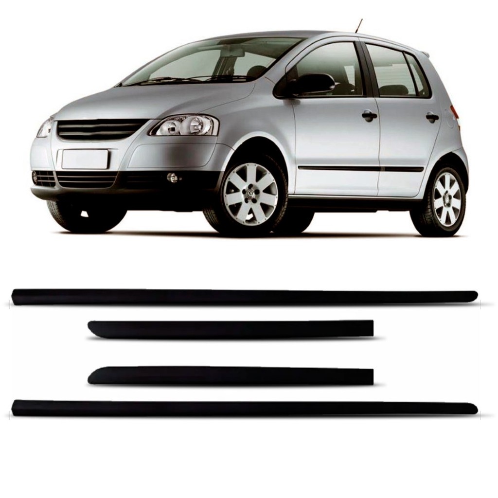 Friso Lateral Fox 2003 04 05 A 2010 4 Portas Injetado Preto