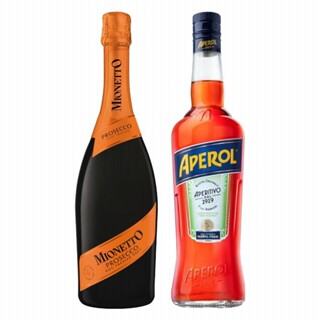 1 Prosecco Mionetto Orange Label D.O.C. Brut 750ml + Leve grátis 1 Aperitivo Aperol 750ml em Oferta na Shopee