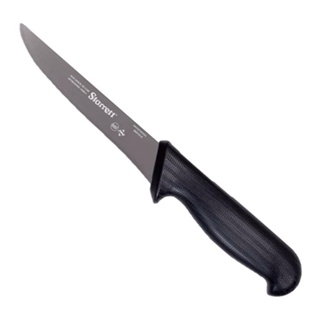 Faca de Desossa Lâmina Reta Larga 6'' Com Cabo Preto (BKB103-6) - Starrett em Oferta na Shopee