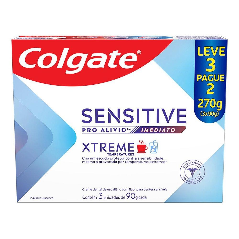 Creme Dental Colgate Sensitive Pro Alívio Imediato Xtreme 3x90g