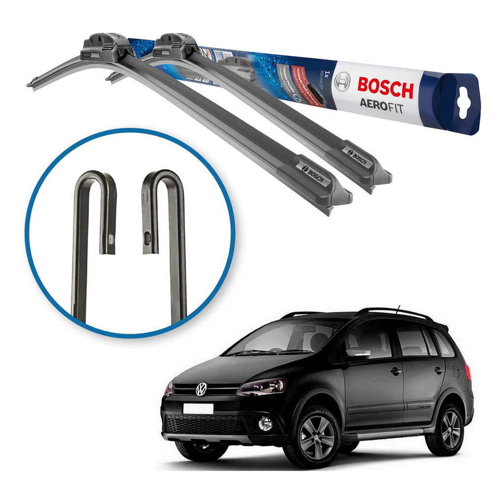 Palheta Limpador Parabrisa Original Bosch Volkswagen Space Cross 2011 e  2012 em Oferta na Shopee