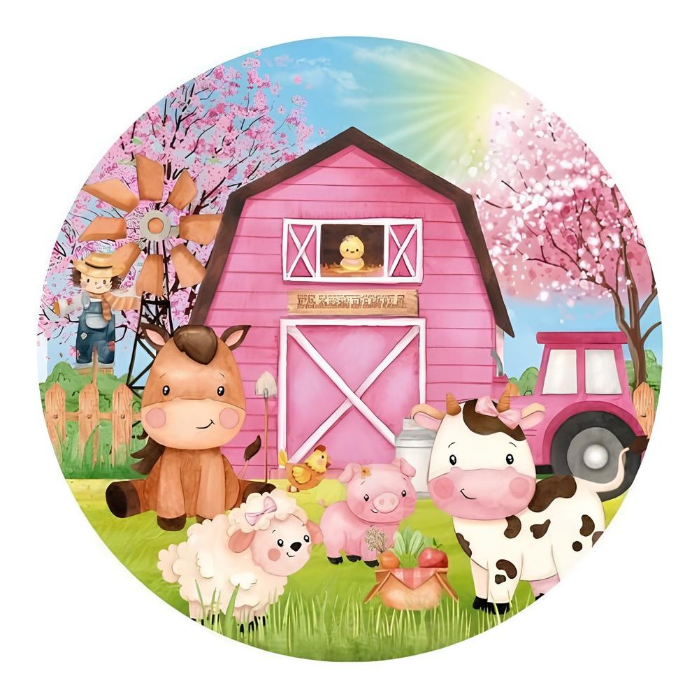 Capas Para Painel Festa Infantil Fazendinha Menino e Menina Chá de Bebê Mêsversário Tecido Sublimado1,50x1,50 e 50x50cm em Oferta na Shopee