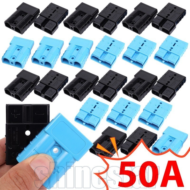 1/2 Conjuntos De Plugue De Carregamento De Bateria De Empilhadeira-Link Alta Corrente-Conector Multifuncional-Pólo Duplo