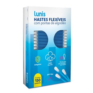 Hastes Flexíveis Lunis c/150un em Oferta na Shopee