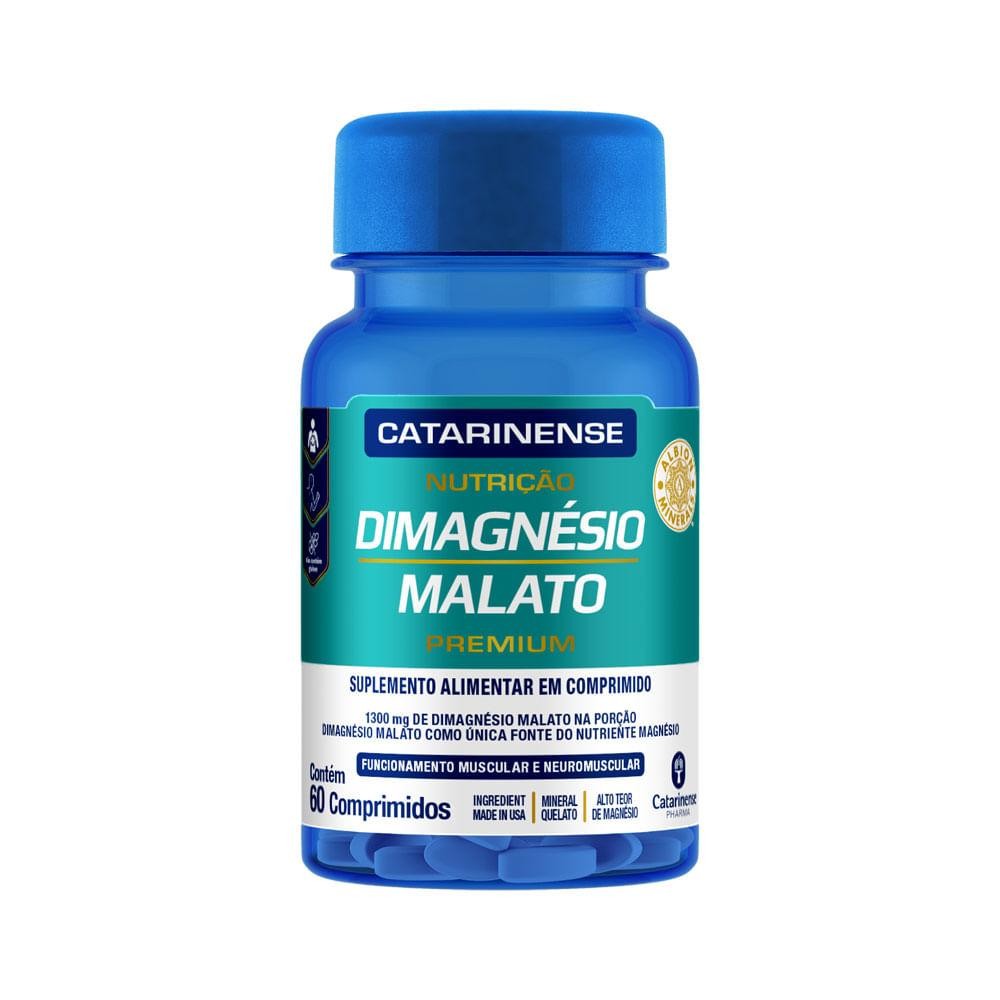 Suplemento Magnésio Malato 1300mg Catarinense 60 Cápsulas