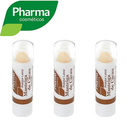 Manteiga De Cacau Tradicional-Pharma-Kit Hidratantes Labiais 5/10/15/20/25 em Oferta na Shopee