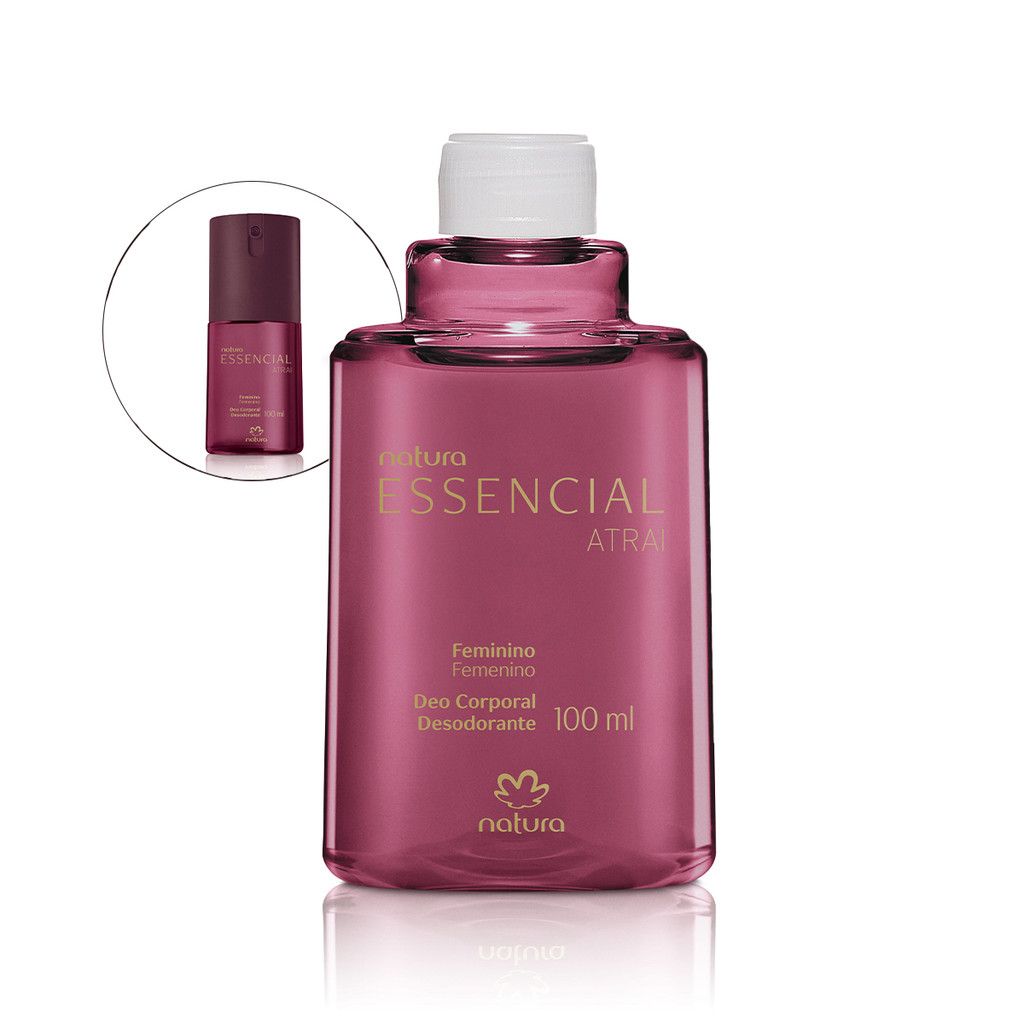 Refil Desodorante Corporal Essencial Atrai Feminino 100 ml