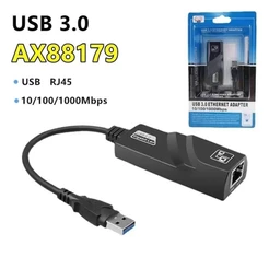 Cabo Adaptador Conversor USB x RJ45 Internet Rede 10/100Mbps Pc Notebook