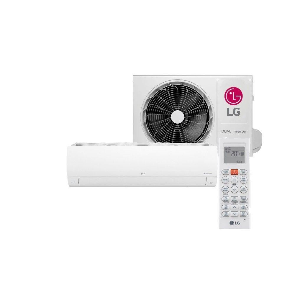 Ar-Condicionado LG DUAL Inverter Voice +AI 12.000 BTU  Frio 127V - S3-Q12JA31B em Oferta na Shopee