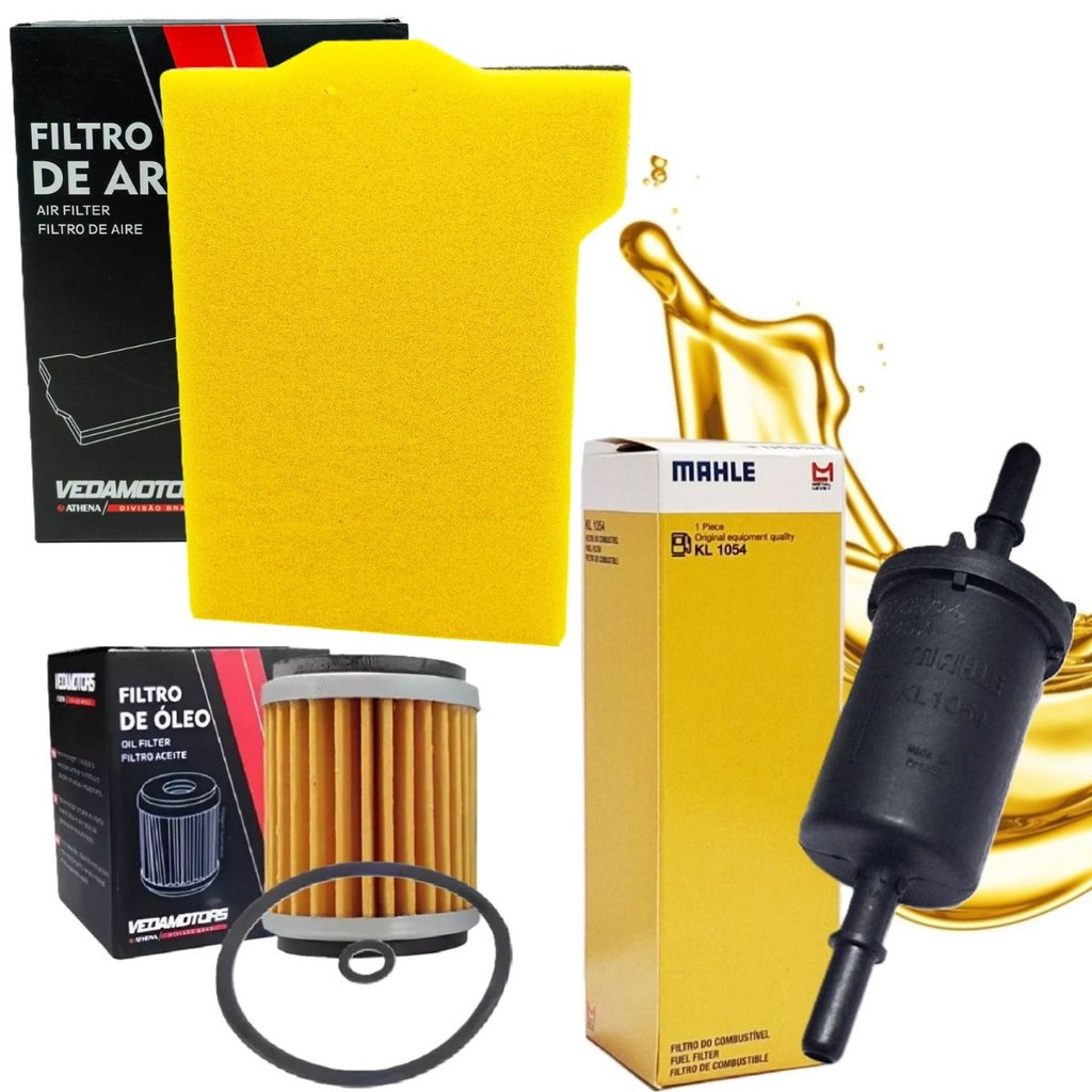 Kit de Filtros Lander 250 2006-2015 (Filtro de Ar + FIltro de Óleo + Filtro de Combustível)