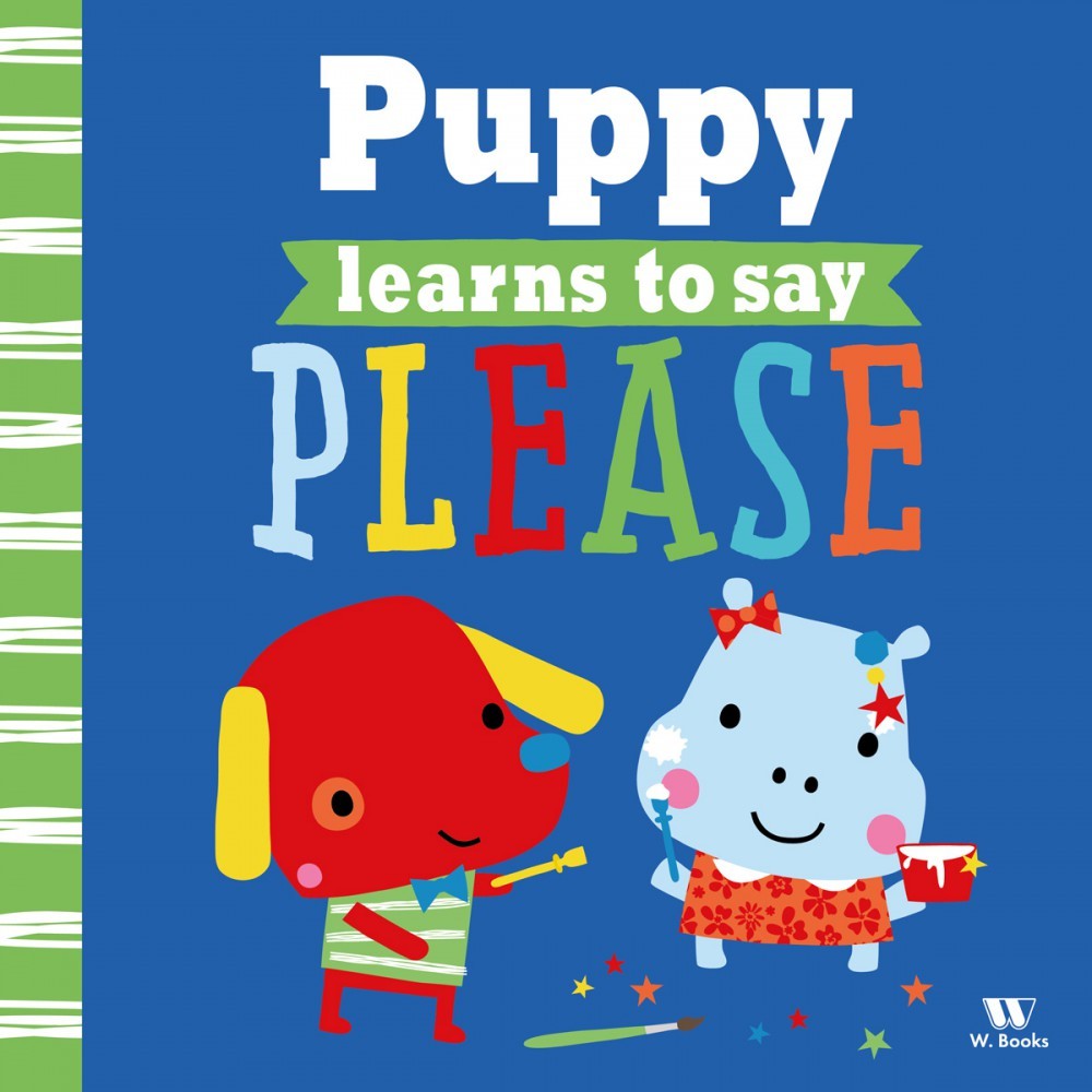 Livro Literatura infantil Puppy Learns to Say Please W.Books em Oferta na Shopee