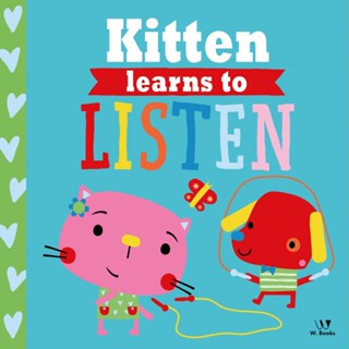 Livro Literatura infantil Kitten Learns to Listen W.Books em Oferta na Shopee