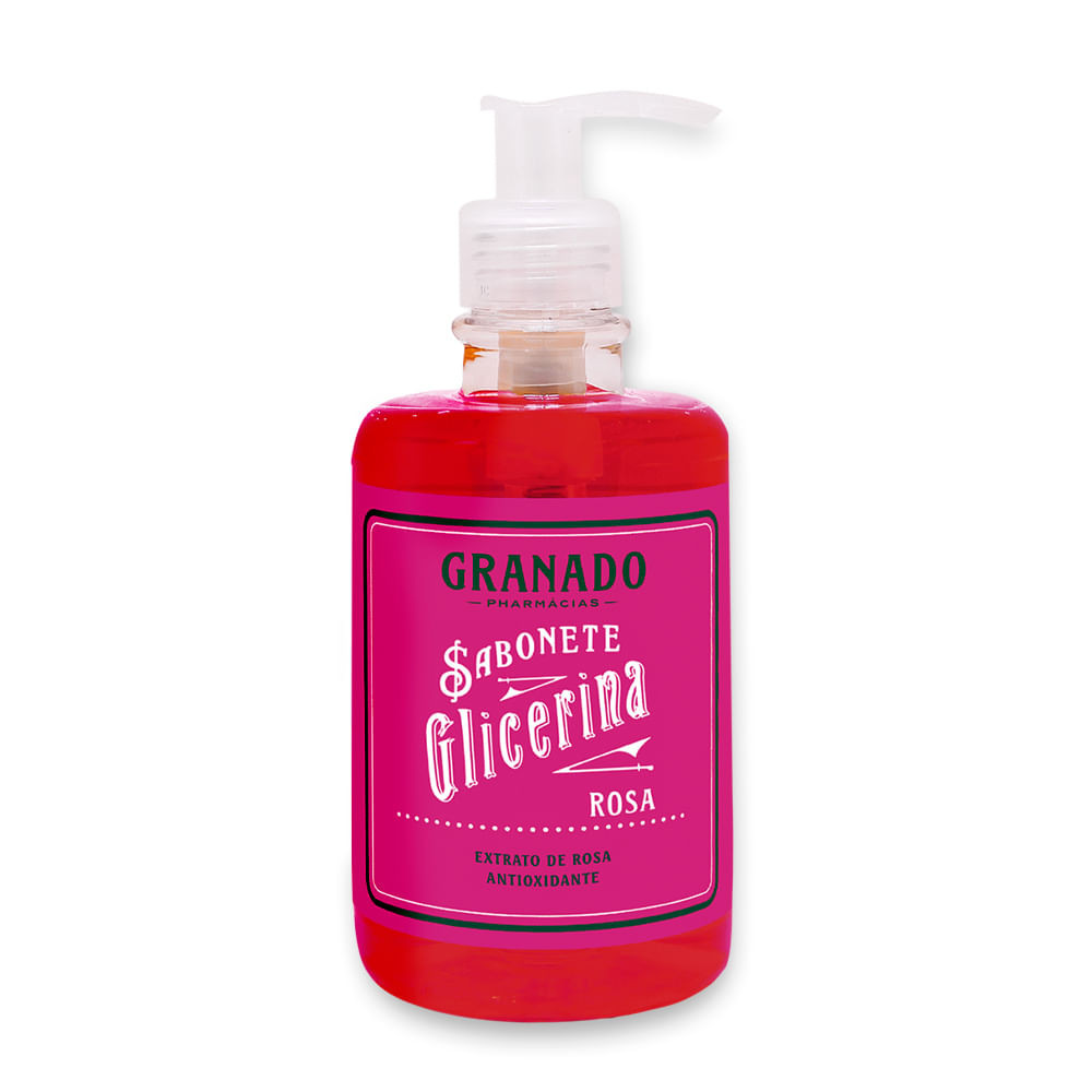 Sabonete Líquido de Glicerina Granado Rosa 300ml - Beauty