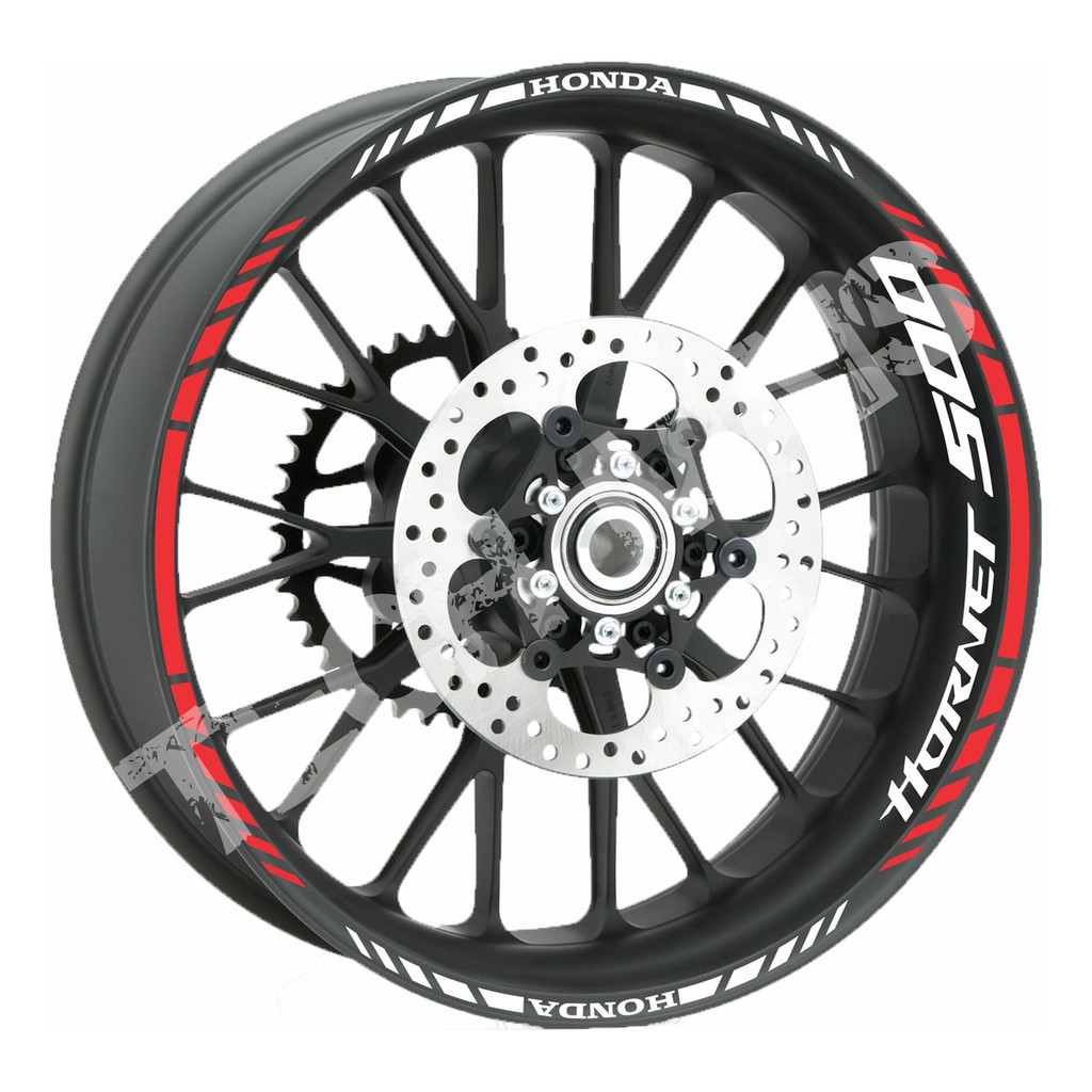 Kit Adesivo Refletivo Rodas Hornet 500 Compatível Honda 500