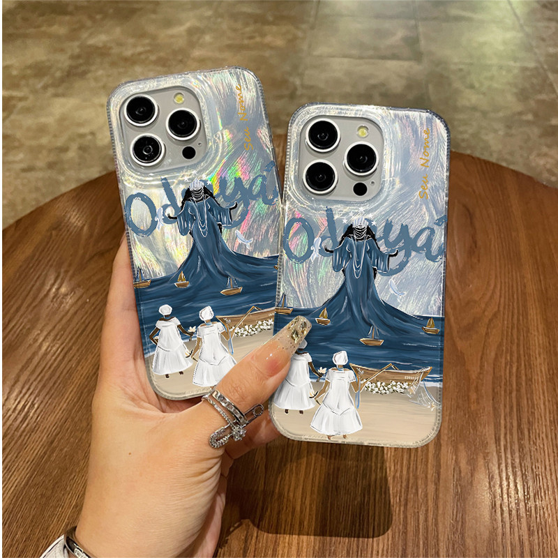 Capinha de celular personalizada Candomblé Orisha Oyá  para iPhone 7 11 12 13 15 14 16pro max xr xs max plus capa iphone