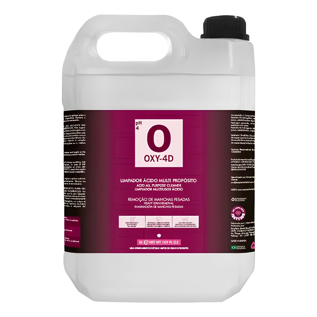 Oxy 4D Easytech 5L – Limpador Concentrado para Remoção de Manchas e Revitalização de Super...