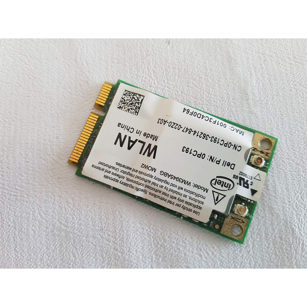 🟢 Placa Wi-Fi Intel WM3945ABG Mini PCI-E | Dell Inspiron 1525