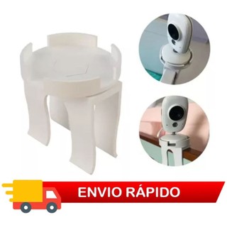 Suporte para Babá Eletrônica de Berço Universal Ajustável Flexível - Câmera e Monitor Bebê Encaixa no Berço Sem Furar