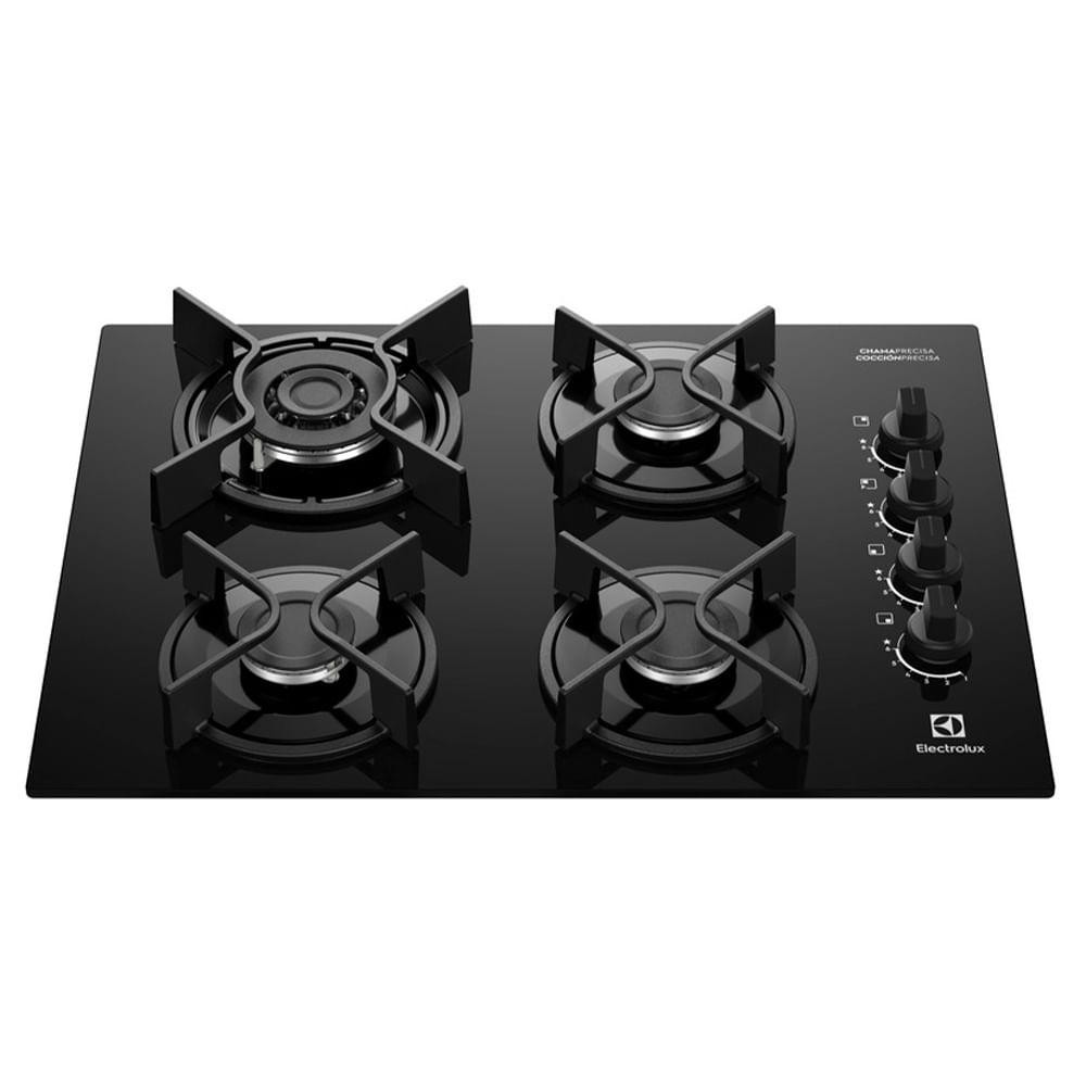Cooktop Electrolux 4 Bocas Experience com ChamaPrecisa (KE4GC) em Oferta na Shopee