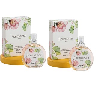 Combo 2 Colônias Feminina Florasense Belle 25ml- Jequiti