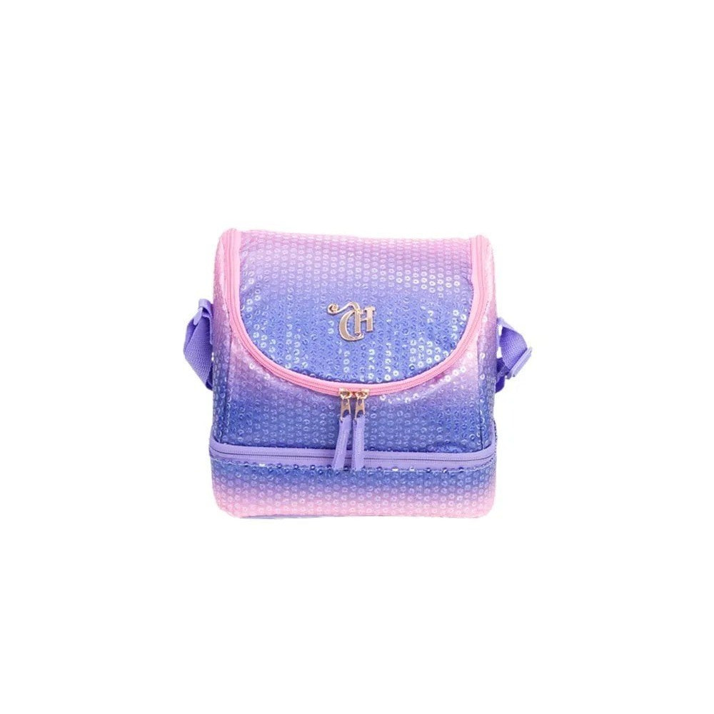 LANCHEIRA C/ 2 COMPARTIMENTOS CAPRICHO PAETE - ROSA LILAS - SESTINI em Oferta na Shopee