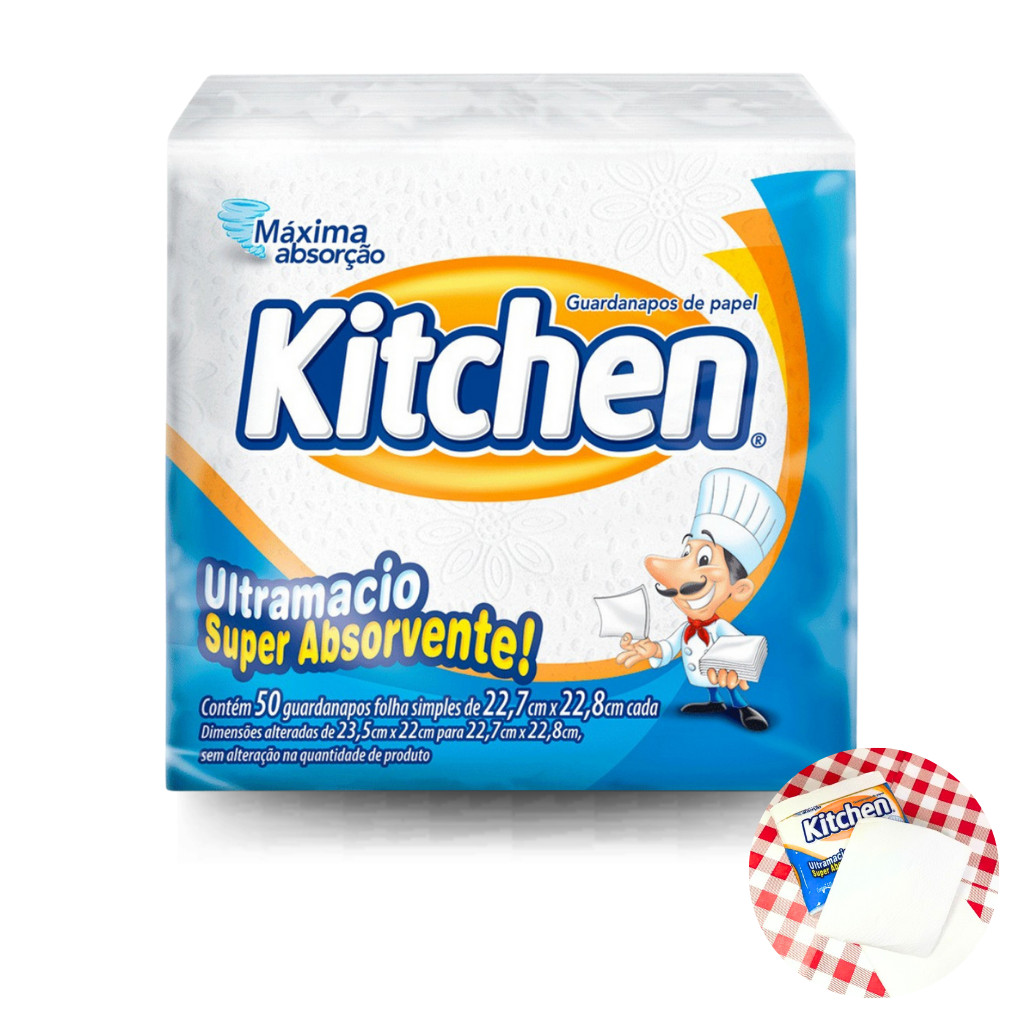 Guardanapo Kitchen Fs Pequeno  Folhas De Alta Qualidade