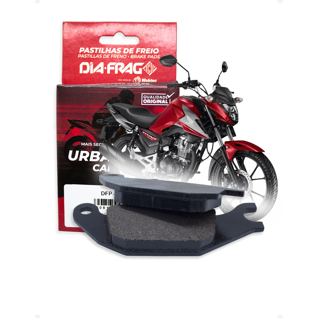 Pastilha De Freio Traseira Para Moto Honda Cg 160 Titan Com Abs 2025 Em Diante Da Pra Cg Titan160
