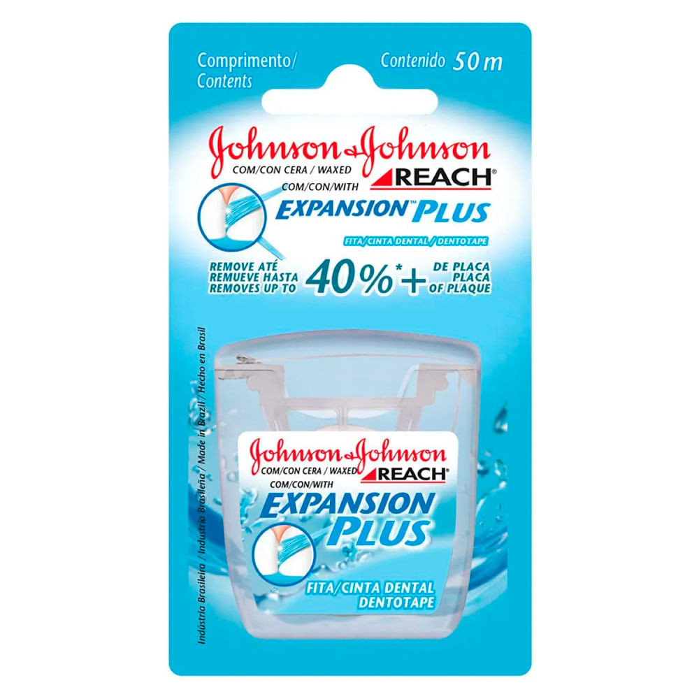 Fita Dental Johnson's Reach Expansion Plus 50m - Health