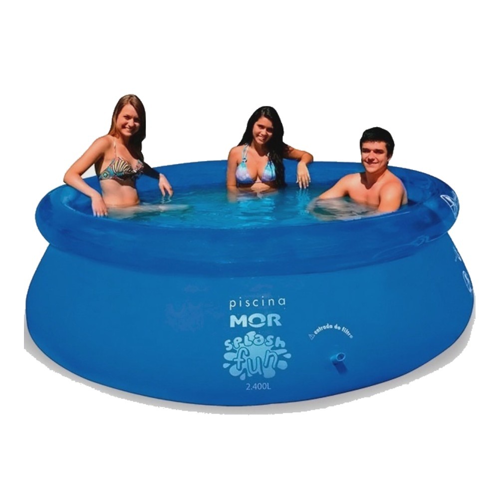 Piscina Splash Fun Redonda Inflável 2400 Litros - Mor em Oferta na Shopee