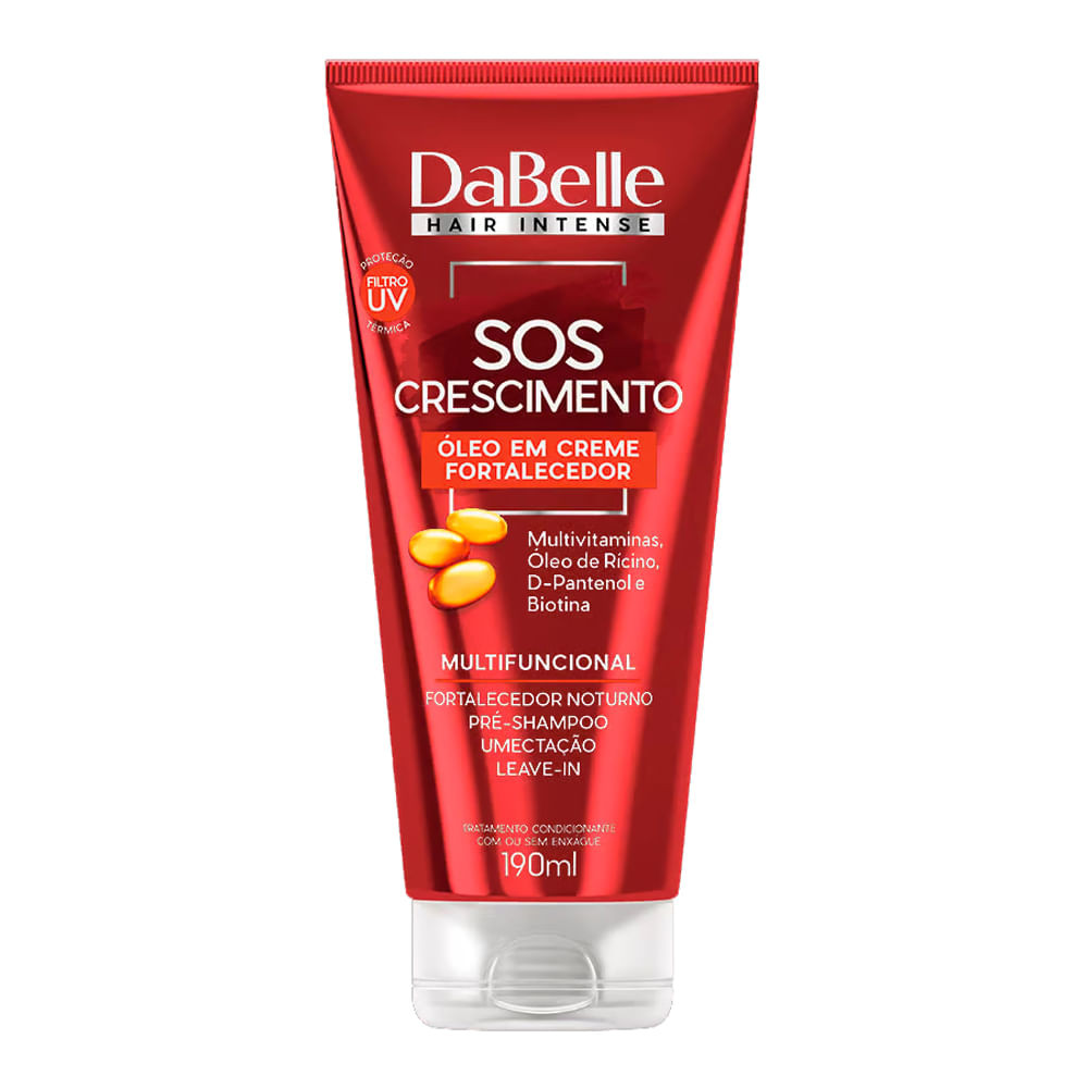 Óleo em Creme Fortalecedor DaBelle SOS Crescimento 190ml - Beauty