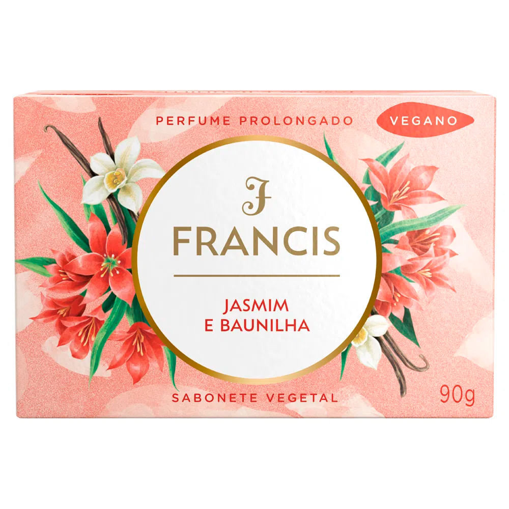 Sabonete Francis Jasmim E Baunilha 90g - Beauty