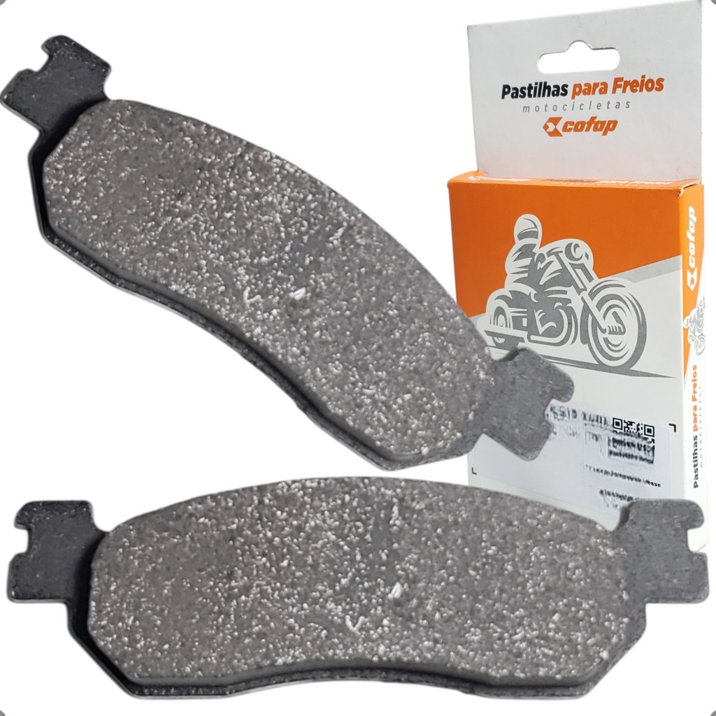 Pastilha Freio Orgânica Original Cofap P/ Yamaha Neo 115 Crypton Xt 225 Yzf R1 Dafra Zig