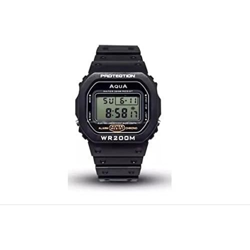 Relógio digital masculino Aqua 200 mts