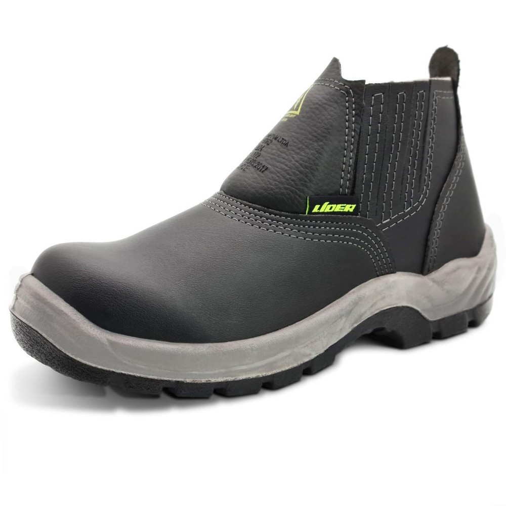 Botina De Segurança Biqueira de Composite Cartom P/ Eletricista CA38753 Couro - Preto em Oferta na Shopee