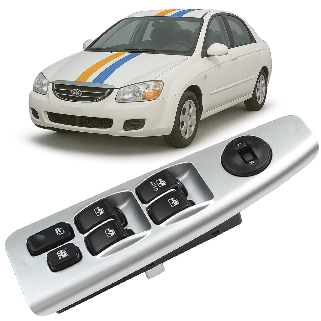 Botão Interruptor Comando Vidro Elétrico Esquerdo Kia Cerato 2004 a 2008 935702f200