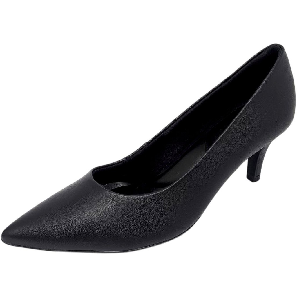 Scarpin Feminino Salto Médio Bico Fino Confortavel Usaflex