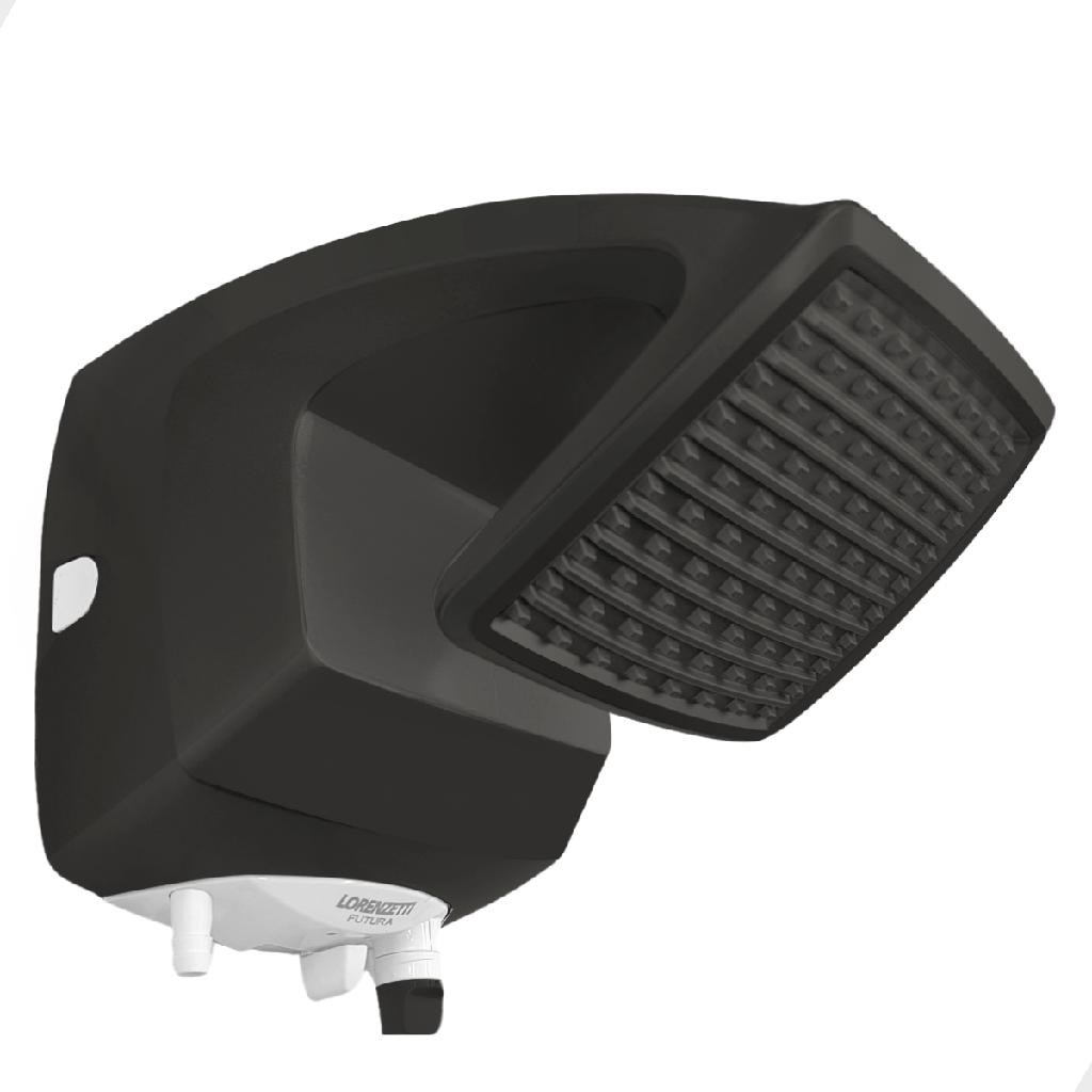 Chuveiro Ducha Futura Eletrônico Lorenzetti Preto 220V Crie Construa