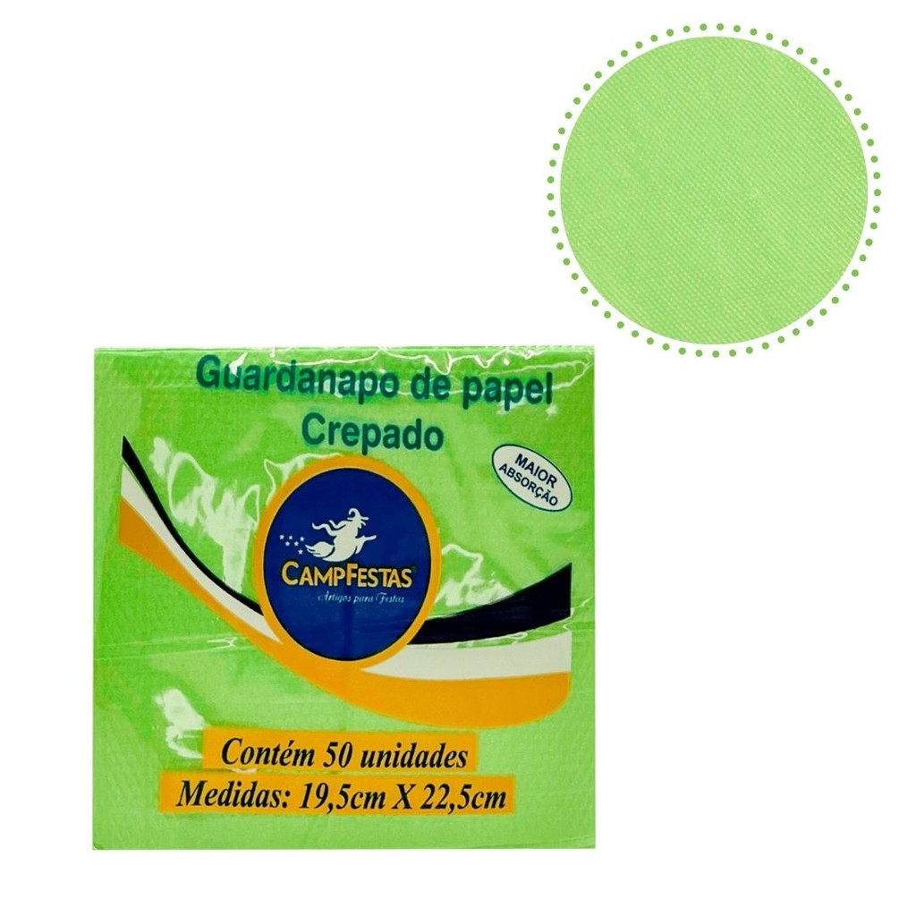 Guardanapo Verde Claro: Onde Comprar | BuscaProdutos