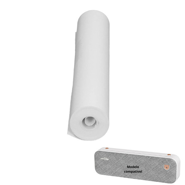 Papel Térmico Impressora Peripage A40 A4 21x30 - 1 Rolo folha a4 térmica em Oferta na Shopee