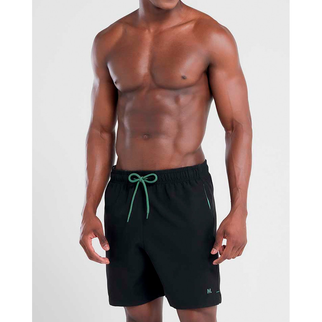 Short Bermuda Básico Liso Masculino Praia Piscina Casual Mash em Oferta na Shopee