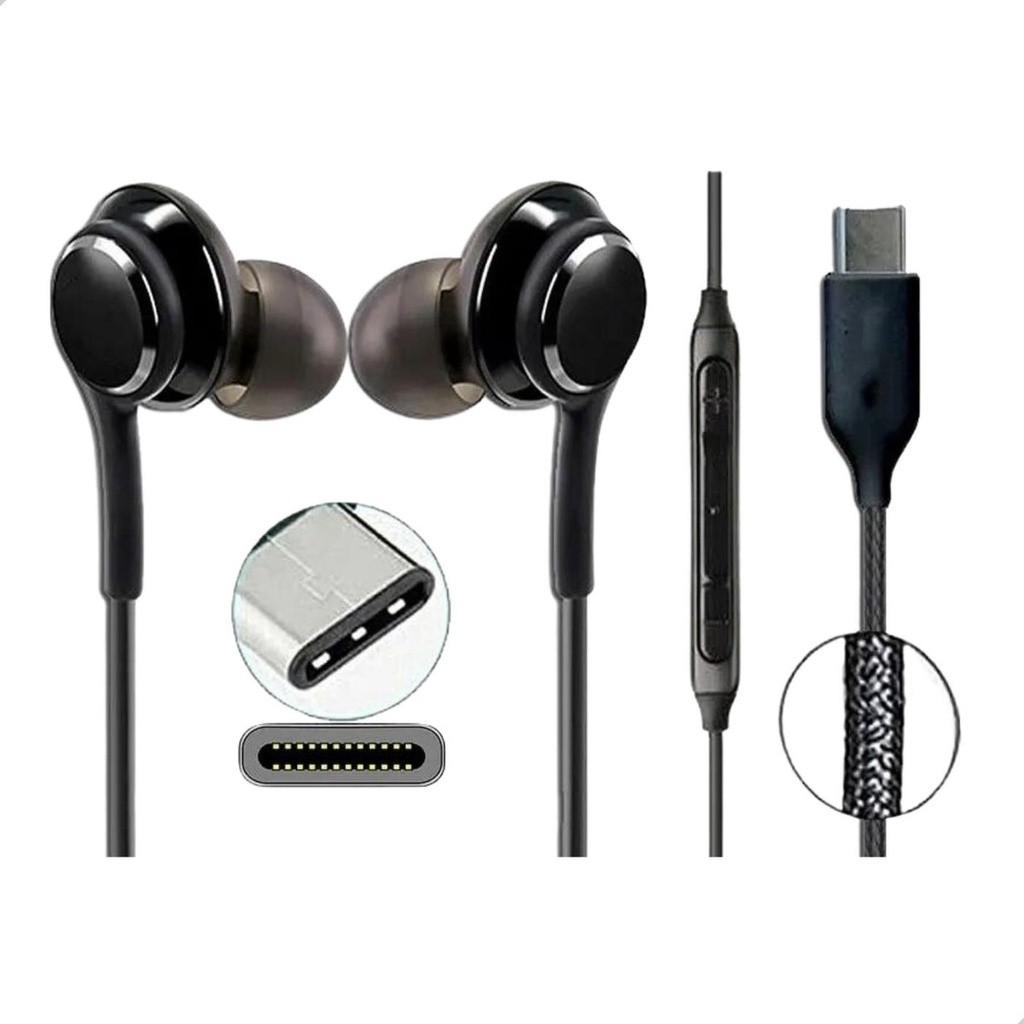 Fone De Ouvido Tipo C Akg Compatível Com Celular Sam